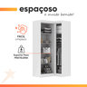 Guarda Roupas Modulado de Canto Madrid com 3 Portas Maxel - 6