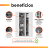 Guarda Roupas Modulado de Canto Madrid com 3 Portas Maxel - 4