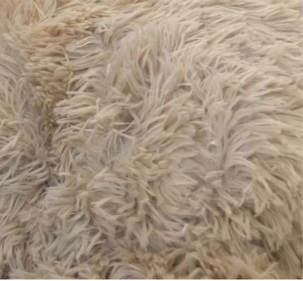 Tapete Peludo Felpudo 2,00 x 2,40 Liso Shaggy:Bege - 3