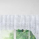 Ver imagem 5 de Cortina Bando Renda Cascata Cozinha Bule 3,15x1,00 Sortida:Branca