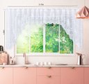 Ver imagem 7 de Cortina Bando Renda Cascata Cozinha Bule 3,15x1,00 Sortida:Branca