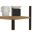 Ver imagem 6 de Prateleira de Quarto Industrial Li022 Canela/branco - Kappesberg