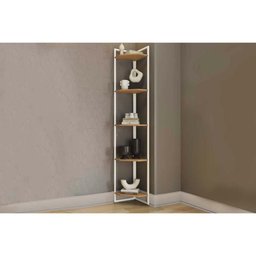 Prateleira de Quarto Industrial Li022 Canela/branco - Kappesberg - 1 Prateleira de Quarto Industrial Li022 Canela/branco - Kappesberg - 1