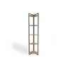 Prateleira de Quarto Industrial Li022 Canela/branco - Kappesberg - 4
