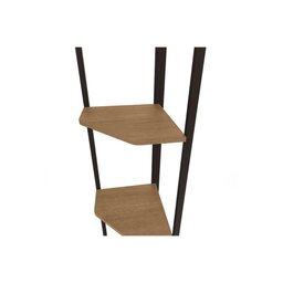 Prateleira de Quarto Industrial Li022 Canela/branco - Kappesberg - 7 Prateleira de Quarto Industrial Li022 Canela/branco - Kappesberg - 7