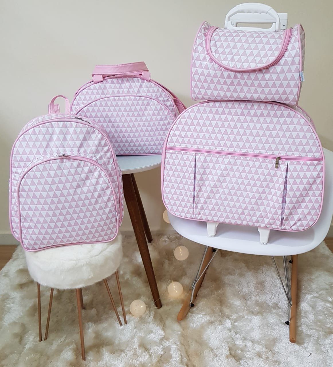 Conjunto Bebê Menino com Estampa Mochila