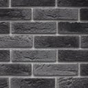 Ver imagem 5 de Papel de Parede Tijolinho Cinza Escuro Vinilico Lavável+ Cola Inclusa