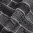 Ver imagem 3 de Papel de Parede Tijolinho Cinza Escuro Vinilico Lavável+ Cola Inclusa