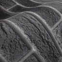 Ver imagem 2 de Papel de Parede Tijolinho Cinza Escuro Vinilico Lavável+ Cola Inclusa