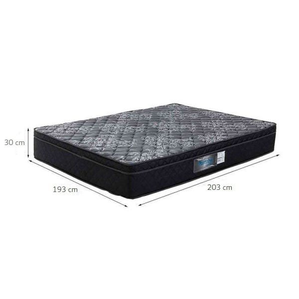 Colchão King Portobel Super Arezzo Black Light Molas Pocket 30x193x203 - 2