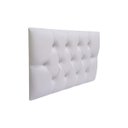 Ver imagem 2 de Cabeceira Sonho Paris Solteiro 90cm Painel Em Corino Branco