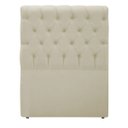 Ver imagem 1 de Cabeceira Sonho Paris Solteiro 90cm Em Corino Bege