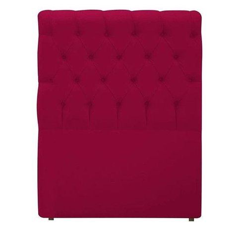 Cabeceira Sonho Paris Solteiro 90cm Em Suede Rosa