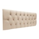 Ver imagem 1 de Cabeceira Sonho Paris King 1,95m Painel Em Corino Bege