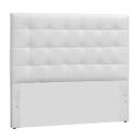 Ver imagem 1 de Cabeceira Sonho Clean Casal 1,40m Em Corino Branco
