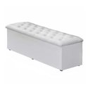 Ver imagem 3 de Kit Baú Recamier + Cabeceira Sonho Casal Corino Branco