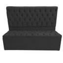 Ver imagem 2 de Kit Baú Recamier + Cabeceira Sonho Casal Suede Preto