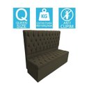 Ver imagem 4 de Kit Baú Recamier + Cabeceira Sonho Queen Suede Marrom