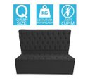 Ver imagem 4 de Kit Baú Recamier + Cabeceira Sonho Queen Suede Preto