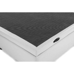 Base Cama Box com Baú Casal Corino Branco 43x138x188 - 3