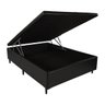 Base Cama Box com Baú Casal Corino Preto 43x138x188 - 1