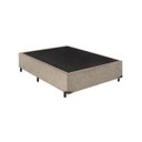 Ver imagem 1 de Base Cama Box Casal Suede Bege 40x138x188