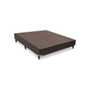 Ver imagem 1 de Base Cama Box Casal Corino Marrom 40x138x188
