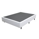 Ver imagem 1 de Base Cama Box Casal Corino Branco 40x138x188