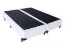 Ver imagem 1 de Base Cama Box Bipartido Casal Corino Branco 40x138x188