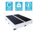Ver imagem 2 de Base Cama Box Bipartido Casal Corino Branco 40x138x188