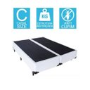 Ver imagem 2 de Base Cama Box Bipartido Casal Corino Branco 40x138x188