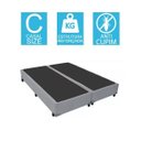 Ver imagem 2 de Base Cama Box Bipartido Casal Corino Cinza 40x138x188