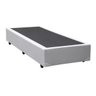 Base Cama Box Solteiro Corino Branco 40x88x188 - 1