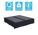 Ver imagem 2 de Base Cama Box Bipartido Queen Size Corino Preto 40x158x198