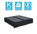 Ver imagem 2 de Base Cama Box Bipartido King Size Corino Preto 40x193x203