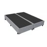 Base Cama Box Bipartido King Size Corino Cinza 40x193x203 - 1