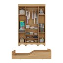 Ver imagem 5 de Jogo de Quarto Infantil Minicama com Colchão Incluso e Guarda-Roupa Ternura Multimóveis MP4827