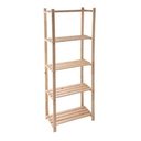 Ver imagem 1 de Estante Montessoriana Madeira Pinus 5 Prateleiras Sapateira - Technox