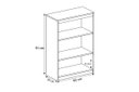 Ver imagem 5 de Estante Organizadora Cora 100% Mdf (casa Móveis Decoração)