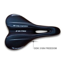 Selim Bike DDK 318N Vazado Preto e Cinza - 2