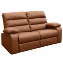 Ver imagem 1 de Poltrona do Papai Reclinável Cinema 2 Lugares 170cm Manila K01 Couríssimo Camel - Lyam Decor