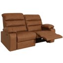 Ver mais imagens de Poltrona do Papai Reclinável Cinema 2 Lugares 170cm Manila K01 Couríssimo Camel - Lyam Decor