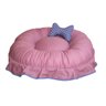 Cama Pet Lavável Dupla Face Redonda Zíper Azul Bolinha Tam G - 3