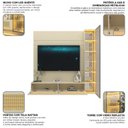 Ver imagem 6 de Home para TV até 65 Polegadas com LED 191,2cm x 217,6cm 100% MDF Luminare/Native Gelius Móveis