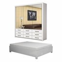 Ver imagem 3 de Quarto Completo Casal Anjos Premium e Cama de Casal Carioca Móveis