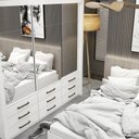 Ver imagem 4 de Quarto Completo Casal Anjos Premium e Cama de Casal Carioca Móveis