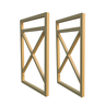 Suporte Nicho Prateleira Estilo Industrial Parede:Dourado-escuro - 1