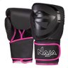 Kit Boxe Muay Thai Naja Black Line - Luva + Bandagem + Bucal Kit Luva Naja Rosa 14oz - 2