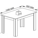 Ver imagem 5 de Conjunto de Mesa 1,08cm Belgica com 4 Cadeiras Indekes