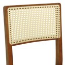 Ver imagem 5 de Kit 2 Cadeiras com Telinha Pérola Madeira Maciça e Assento Estofado -amêndoa-linho Cinza Mescla Imp.